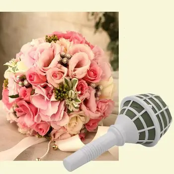 1 adet DIY Gelin Çiçek Köpük Buket Kolu Tutucu Düğün Gelin saksı Dekorasyon Olay Parti Süslemeleri Malzemeleri