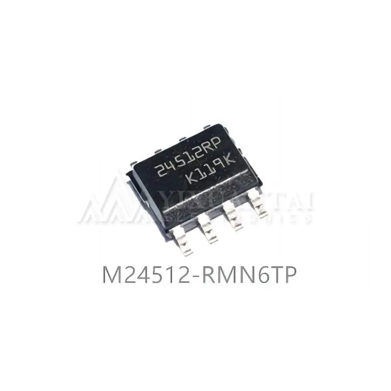 10 adet / grup M24512-RMN6TP IC EEPROM 512 KBİT I2C 1 MHZ 8 SOIC Yenı - 0