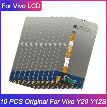 10 Adet/grup LCD Vivo Y20 V2029 / Y20i V2027 V2032 LCD ekran dokunmatik ekranlı sayısallaştırıcı grup Değiştirme Vivo Y20s