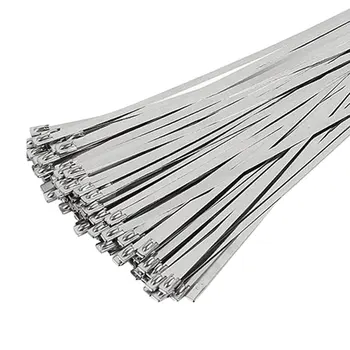100 ADET Paslanmaz Çelik Zip kravat korozyon Direnci ve asit direnci ısı uygulaması için radyatörler