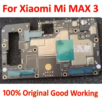 100 % Orijinal Kilidini Anakart İçin Xiao mi mi Max 3 anakart devre Kartı Ücreti Ana Mantık Kurulu Plaka Flex Kablo