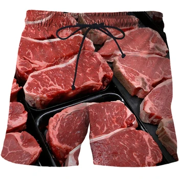2022 Yeni Rahat Şort Erkekler Yaz gıda butik sığır biftek Marka Giyim Rahat Erkek Moda Taktik Yüzme pantolon