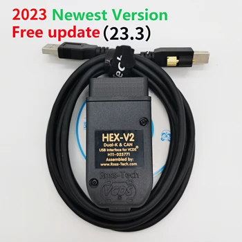 2023 HEX-V2 VCDS VAG COM 23.3 VAGCOM 22.10 VCDS ALTIGEN V2 USB Arayüzü VW AUDI Skoda Seat İÇİN Sınırsız VINs 1996-2017 İçin