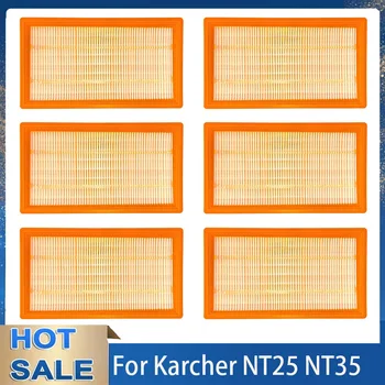 6 Adet yedek filtre Kiti Karcher NT25 NT35 NT360 NT45 / 1 NT55 / 1 NT361 NT561 NT611 Elektrikli Süpürge Aksesuarları
