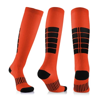6 Renk Anti Yorgunluk Unisex varis çorabı Tıbbi Elastik Varisli Damarlar Bacak Rölyef Ağrı Diz Yüksek Çorap 1 Çift
