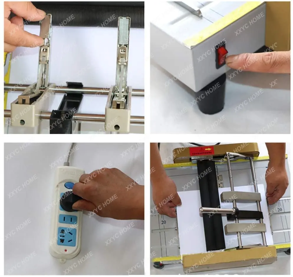 60W Kitap Düzeltici Zımbalama A3 Kitap Kağıt Ciltleme Makinesi Kitapçık Yapma Katlanır Zımbalama Bağlayıcı - 2