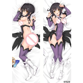 60x180cm japon animesi Seksi Kız Yastık Kılıfı Dakimakura Cosplay Şeftali sarılma vücut yastığı Kapak Otaku Yatak minder örtüsü