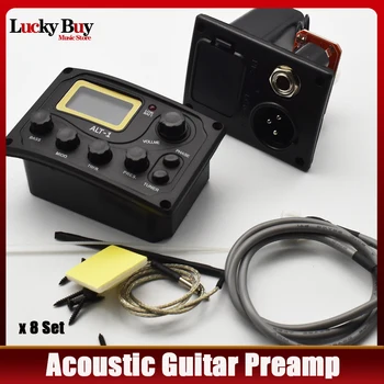 8 takım ALT-1 Gitar Preamp Amplifikatör Ekolayzer Pickup Akustik Klasik Gitar için 