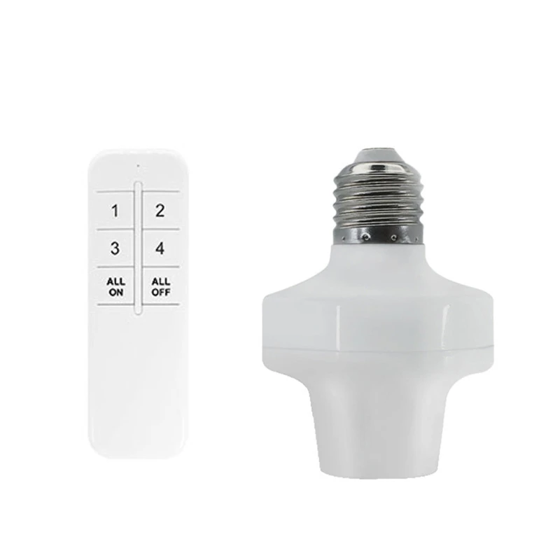 AC85 - 265V Kablosuz E26 E27 ışık anahtarı App+Uzaktan Kumanda LED lamba ampulü - 1