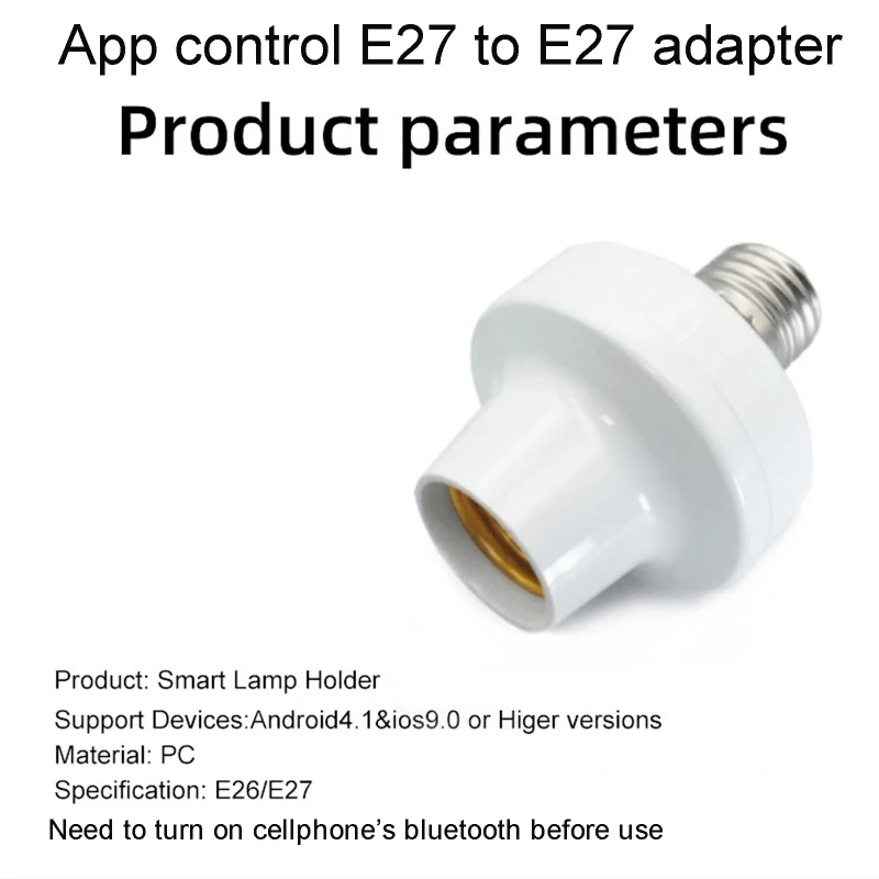 AC85 - 265V Kablosuz E26 E27 ışık anahtarı App+Uzaktan Kumanda LED lamba ampulü - 3