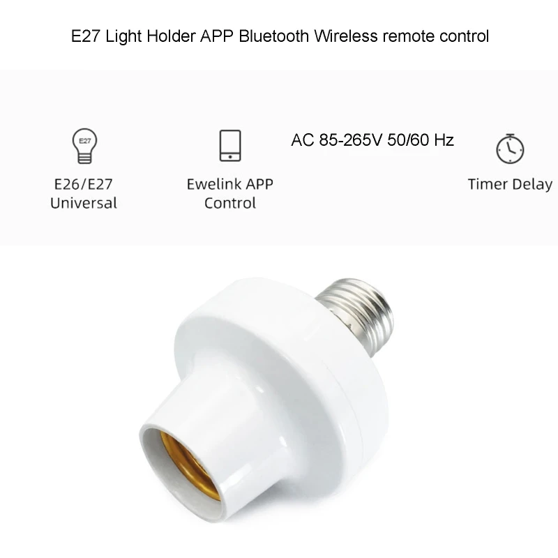 AC85 - 265V Kablosuz E26 E27 ışık anahtarı App+Uzaktan Kumanda LED lamba ampulü - 4