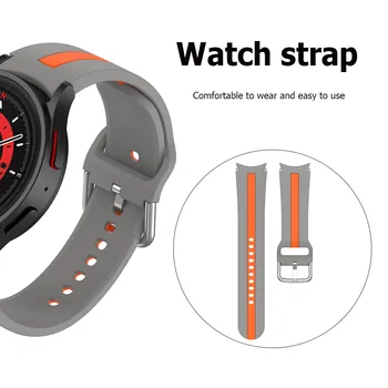 Akıllı saat Kayışı Su Geçirmez saat kayışı Yedek Bilezik Aksesuarları Galaxy Watch5 / 5 Pro / 4 / 4 Klasik / 3 41mm