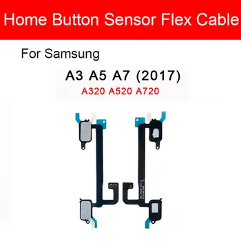 Ana Düğme Dokunmatik İşık sensör esnek kablo Şerit Samsung Galaxy A5 A7 2017 A520F A720F Dokunmatik Flex Kablo Değiştirme Onarım