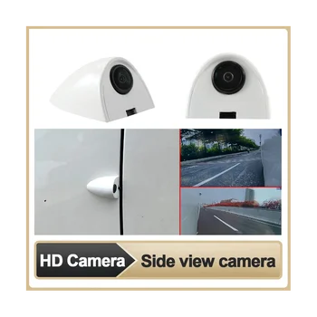 Araba Sticker Kurulum Yan Görüş Kamerası Gece Görüş HD Yan Görüş Kör Nokta Park Yardımı Sol ve Sağ Kamera Beyaz