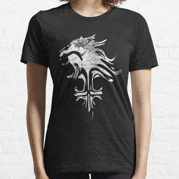 Aslan yürekli fırtına leonhart final fantasy 8 T-Shirt artı boyutu üstleri kadın t-shirt