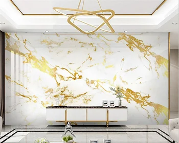 beibehang Özelleştirmek duvar kağıtları ev dekor yeni modern ışık lüks altın folyo altın mermer desen mermer arka plan duvar kağıdı