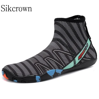Botları Su Yüzme dalış çorapları Spor Dalış Sörf kaymaz Plaj Su Sporları Yukarı Aqua Ayakkabı Yalınayak Moda