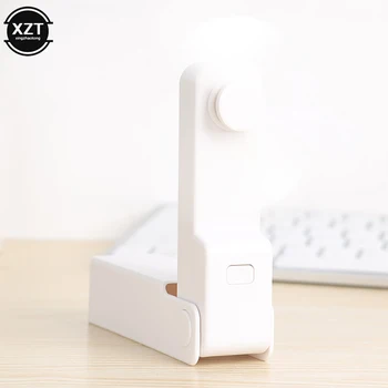 Cep el fanı Palmiye USB Şarj Şarj Edilebilir Katlanabilir Soğutma Fanı Ofis Masaüstü Açık Taşınabilir Mini Sessiz Soğutucu Hediye