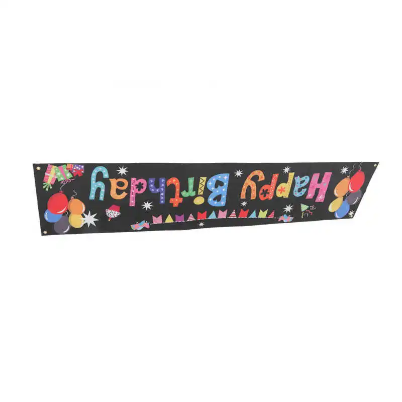 Doğum günü dekorasyon afiş kumaş Doğum günü Yard afiş hafif yıldönümü çocuklar için - 1