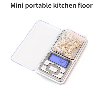 Ev mutfak yüksek hassasiyetli taşınabilir el elektronik tartı 0.01 G mini elektronik tartı takı ölçeği mobil ölçek