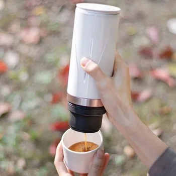 Ev Ofis Mini Taşınabilir Kapsül Espresso Kahve Makinesi Makinesi Meslek Araba Seyahat Kamp Yürüyüş için