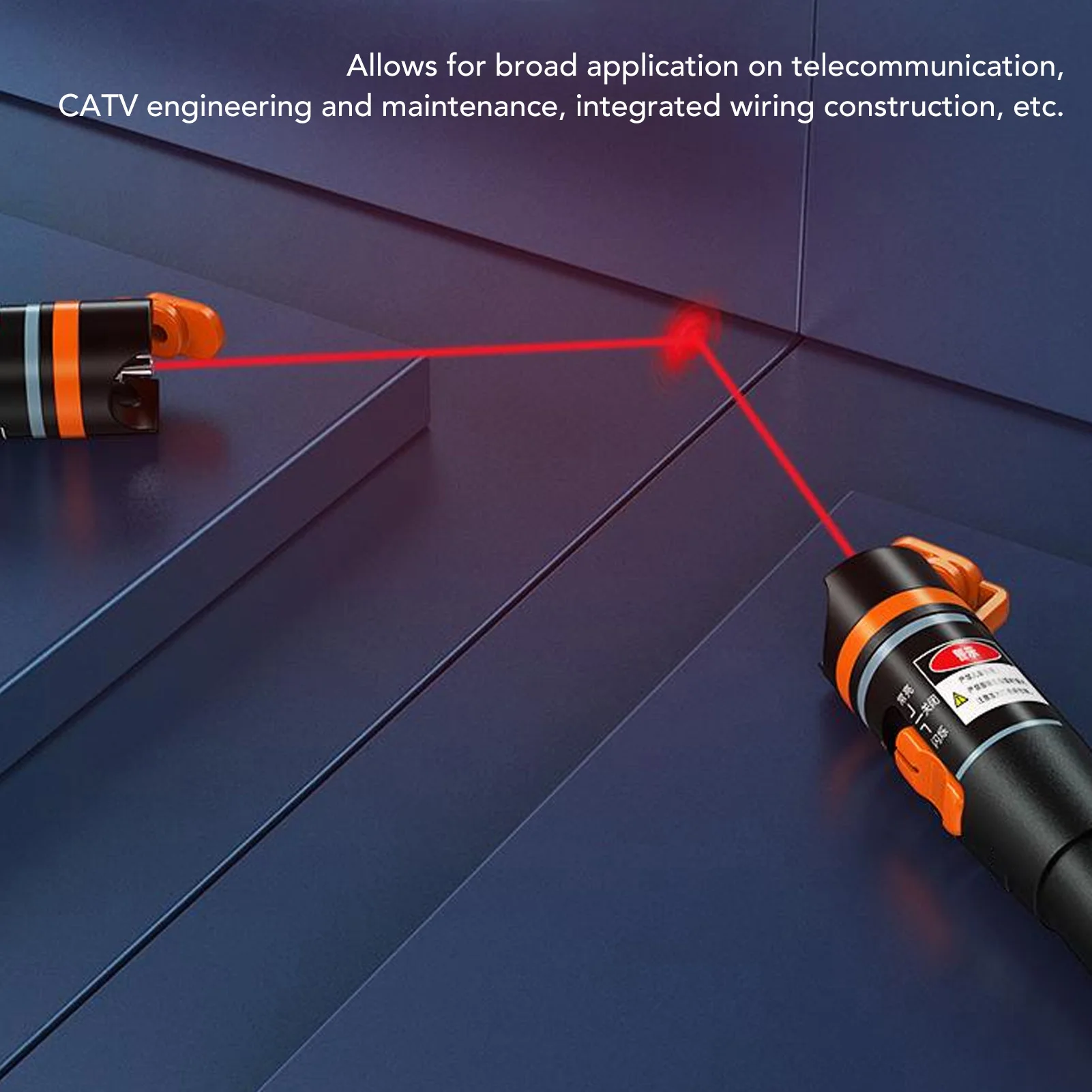 Fiber optik kablo ölçer 650nm±10nm 10km taşınabilir alüminyum alaşımlı VFL kırmızı ışık kalem FC SC ST onarım için - 2