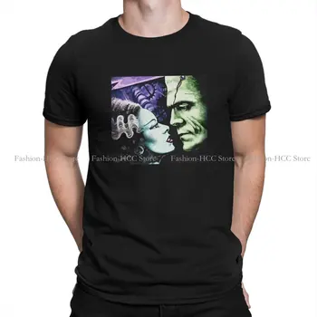 Frankenstein Crewneck Orijinal Tişörtleri Gelin ve Frankie Canavarlar Aşk Ayırt Edici Homme T Shirt Komik Giyim Boyutu S-6XL
