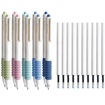 Fırça Soru işaret kalemi İtme Nötr Kalem Yumuşak Kavrama Fırça Sormak Yüksek Değer 0.5 Mm Ultra İnce Kalem Ucu
