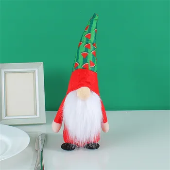 Gnome Noel Süslemeleri İsveç Tomte Dolması Cüceler Peluş Gnome Yüzsüz Bebek İskandinav Masa Dekor Noel Partisi