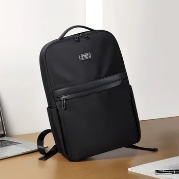 GOLF sırt çantası erkek iş rahat basit yüksek kapasiteli sırt çantası moda okul çantası 15.6 inç bilgisayar çantası