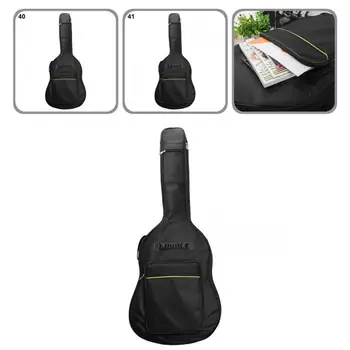 Güvenilir Gitar Saklama Çantası Toz Geçirmez Çoklu Cepler Polyester 40/41 İnç Gitar Taşıma çantası