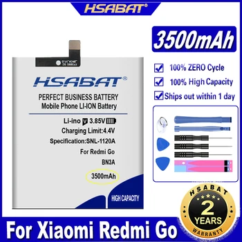 HSABAT BN3A 3500mAh Pil Xiaomi Redmi için Gitmek Piller