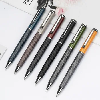 Iş Moda Çok Renkli Yeni Pürüzsüz Çekirdek Kazınmış olabilir Metal Hediye High-end İmza Tükenmez Kalem