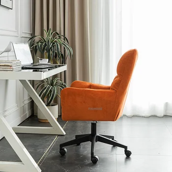 İskandinav Mobilya Kumaş büro sandalyeleri Ofis Ev İçin Rahat Sedanter tekli koltuk Basit Kaldırma Döner bilgisayar sandalyesi