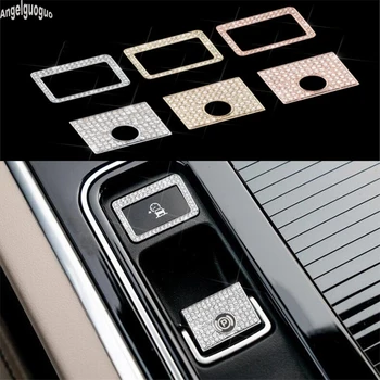 Jaguar XE XF için F-PACE XFL Aksesuarları Lüks Yükseltme Araba elektronik el freni anahtarı Trafik Sistemi Düğmesi P park kapağı