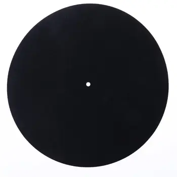 Keçe Pikap Tabağı Mat LP Kayma Mat Audiophile İçin 3mm Kalınlığında LP Vinil Kayıt S19 19 Dropship
