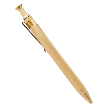 Klipsli Geri Çekilebilir İmza Kalemi Metal Tükenmez Kalem Sorunsuz Yazma Kalemi JİAN