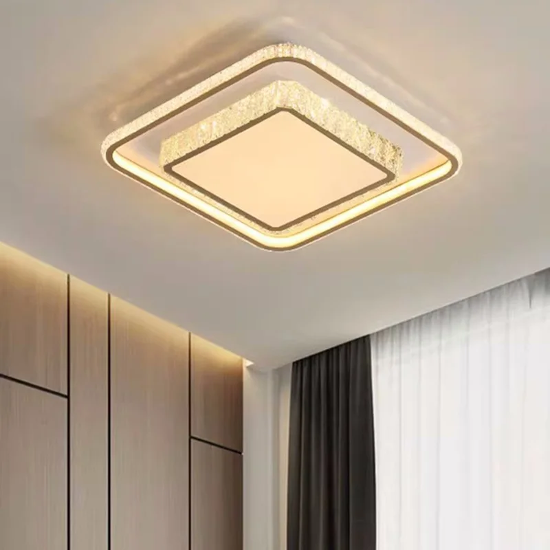Kristal LED tavan ışık iç mekan aydınlatması Tavan lambası Oturma Odası Yatak Odası Koridorları Koridor tavan ev Dekorasyon armatürü - 0