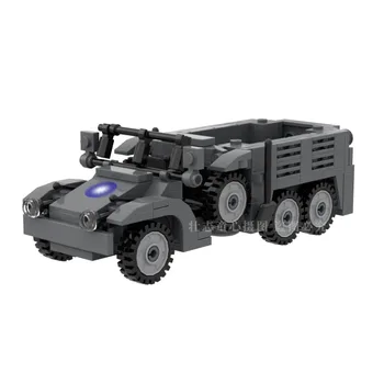 L2H143 Traktör Modeli Yapı Taşları Hızlı Yarış Küçük Parçacık Yapı Taşları Ordu Kamyon Tuğla Kitleri Oyuncaklar Çocuklar İçin MOC