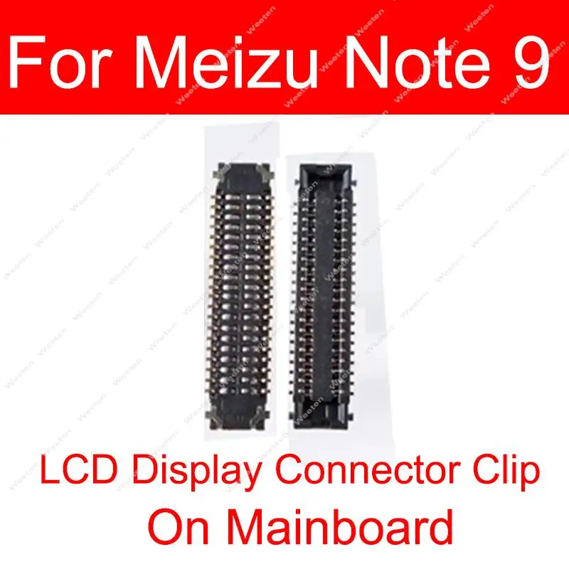 LCD USB İç Tutucu Klip Anakart Meizu Not 8 Not 9 Ekran Flex USB şarj aleti akü maşası Konektörü Anakart - 1