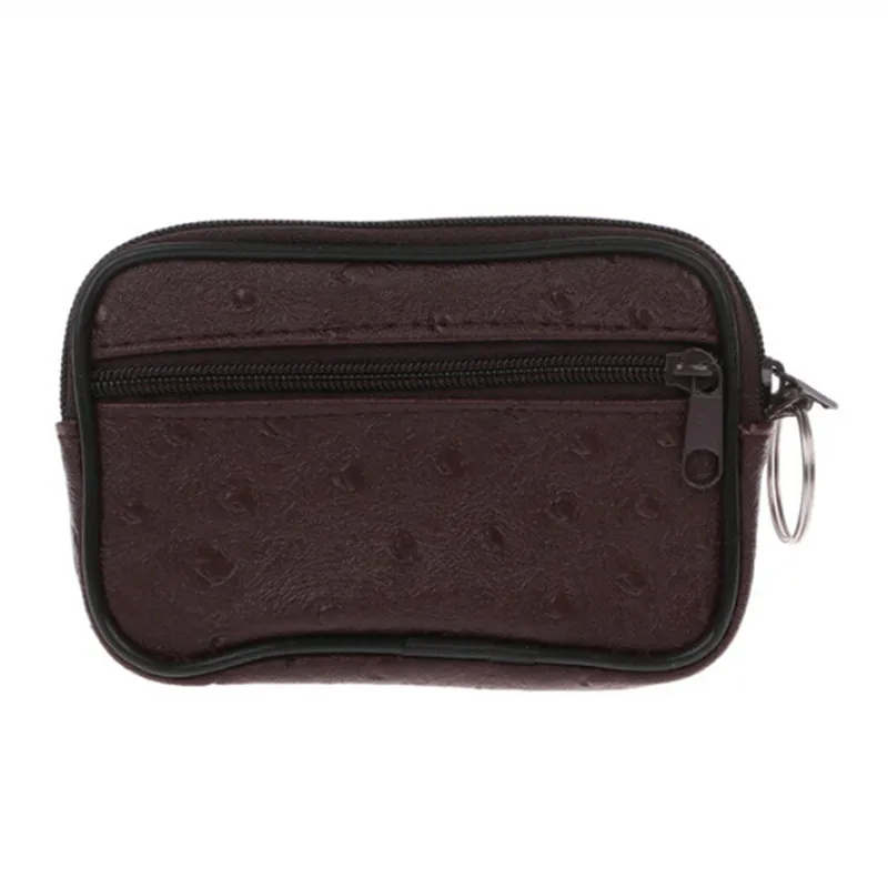 LKEEP Mini Yumuşak Erkek Kadın Kart Para Anahtarlık Zip Değişim Çanta Kılıfı Cüzdan kılıf çanta Çanta Hediye - 3
