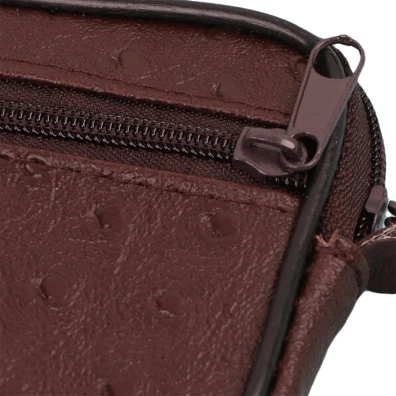 LKEEP Mini Yumuşak Erkek Kadın Kart Para Anahtarlık Zip Değişim Çanta Kılıfı Cüzdan kılıf çanta Çanta Hediye - 5