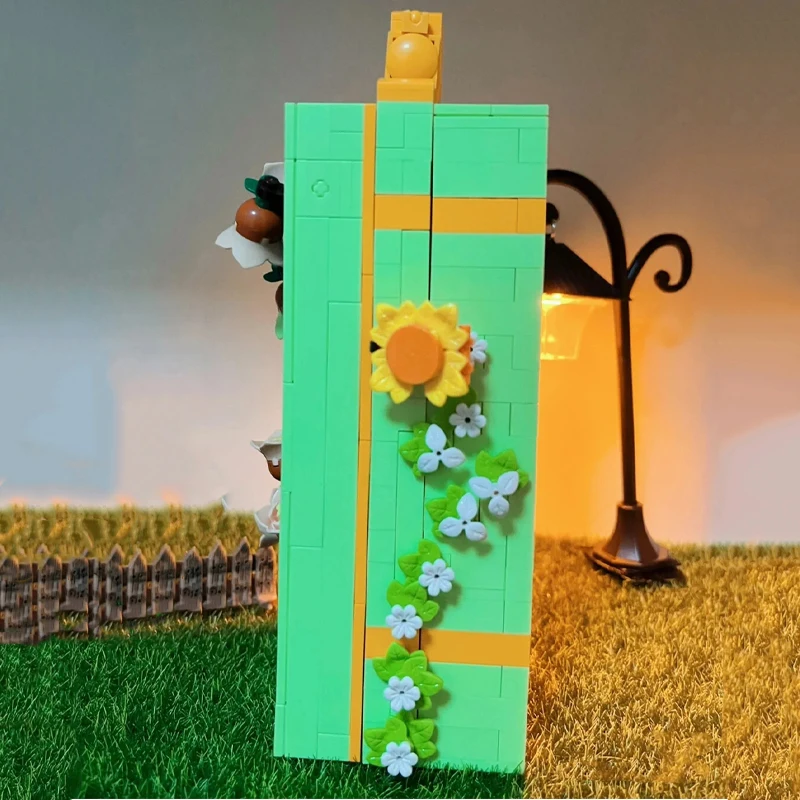 LOZ 1933 Ebedi Çiçek Yaz Ayçiçeği Bitki Takı saklama kutusu Modeli DIY Mini Blokları Tuğla Yapı Oyuncak Çocuklar İçin Hiçbir Kutu - 4