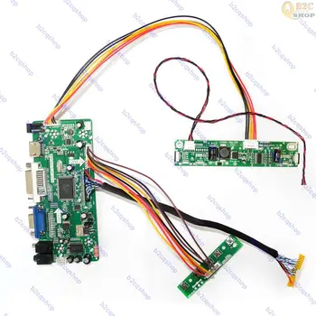 LCD Denetleyici Adaptörü Dönüştürücü Dıy Kiti için LTM230HL08 1920X1080 panel HDMI uyumlu + DVI + VGA + Ses