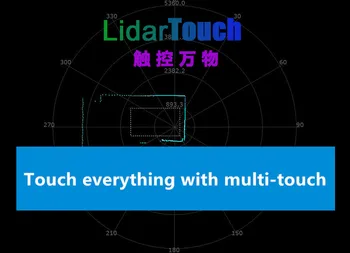 LidarTouch lazer radar interaktif yazılım programı multi-touch projeksiyon interaktif motor