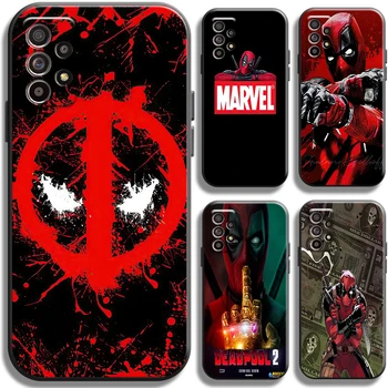 Marvel Deadpool Telefon samsung kılıfı Galaxy A52 4G A52 5G Kılıfları Tam Koruma Carcasa Yumuşak TPU Kabuk Funda Sıvı Silikon