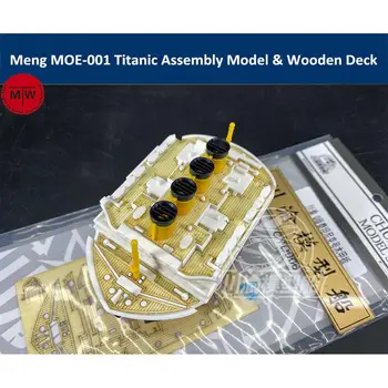 Meng MOE-001 Kraliyet Posta Gemi Titanic Q Baskı Montaj Modeli Kitleri ve Ahşap Deck