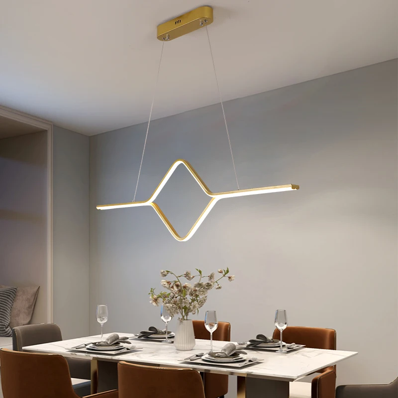 Modern LED kolye ışıkları yemek odası için lamparas colgantes pendientes asılı dekorasyon kolye lamba süspansiyon armatür - 0