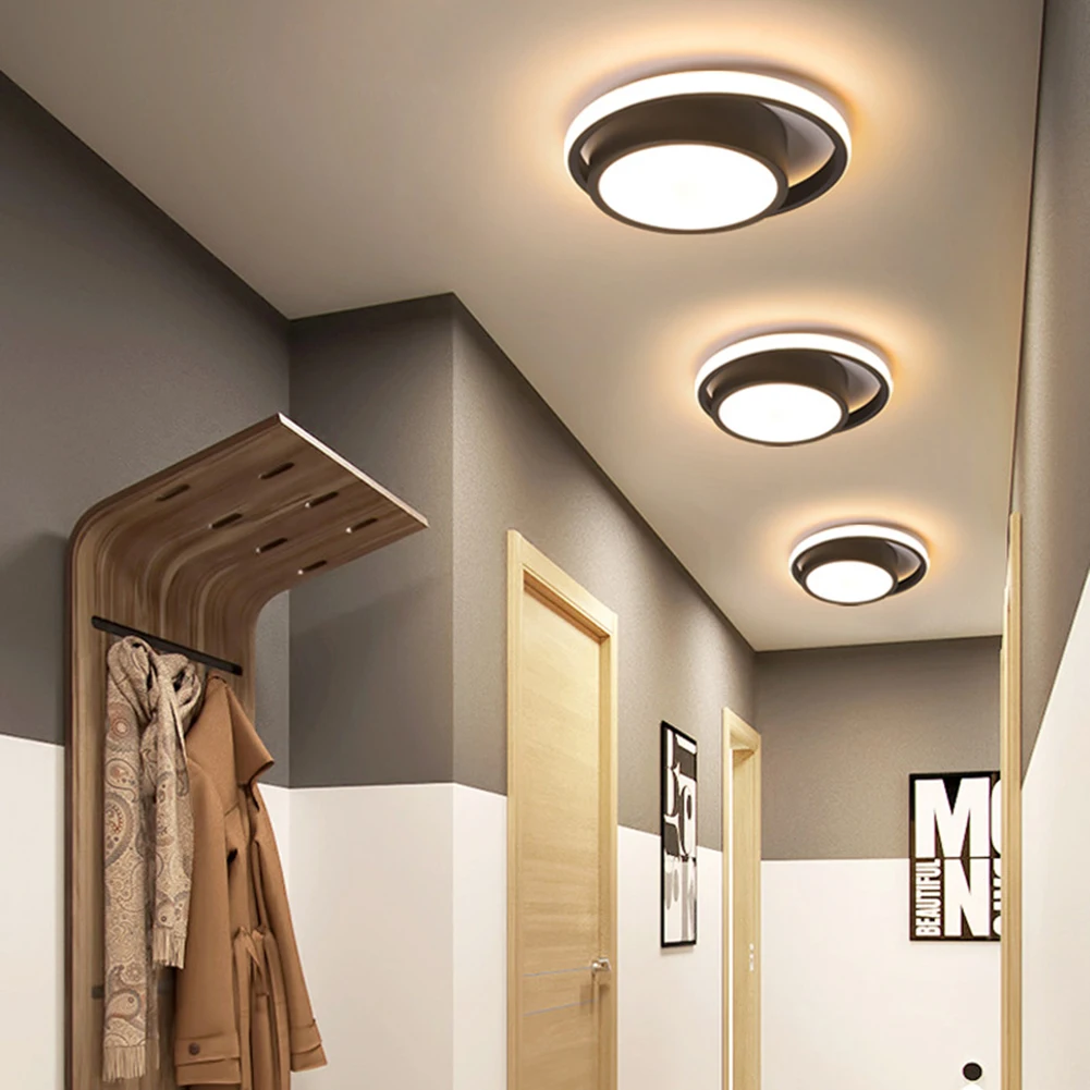 Modern LED tavan ışıkları avize İskandinav oturma odası lamba aydınlatma Minimalist göz koruma armatürleri kapalı oturma odası için - 4