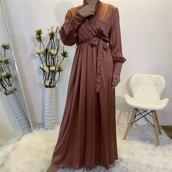 Müslüman Uzun Elbise Kadın Kaftan Türkiye Abaya Dubai Eid Başörtüsü Robe Femme Ramazan İslam Giyim Kaftan Marocain abaya elbise